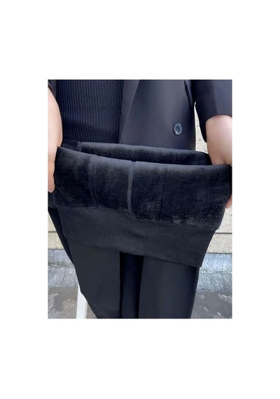 Colezium Siyah Peluş Tayt Pt580-1 - Renkli / S/m Renklı