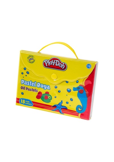 Play Doh Play-Doh Pastel Boya Çantalı 18 Renk 7698268618687