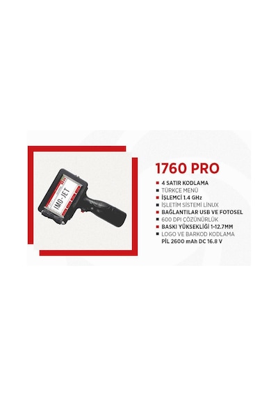 Sc 1760 Plus Koli Kodlama Makinası