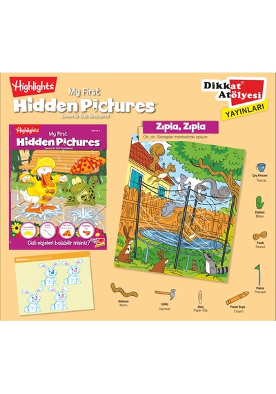 My First Hidden Pictures (ilk Gizli Resimlerim) 4’lü Set