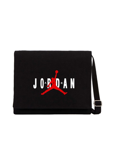Air Jordan Classic Siyah Kanvas Postacı Çantası