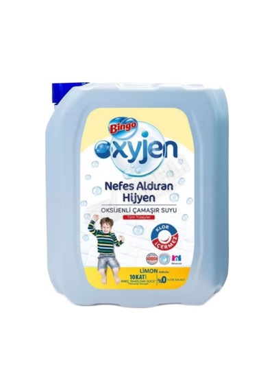 3 Adet Bingo Oksijen Çamaşır Suyu Limon Kokulu 4 Lt Diğer