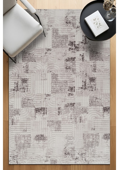 Villadia Home Textile Emboss Kabartmalı Kaymaz Taban Yıkanabilir Leke Tutmaz Kolay Temizlenir Dört Mevsim Yolluk Koridor Salon Yatak Mutfak Odası Gri