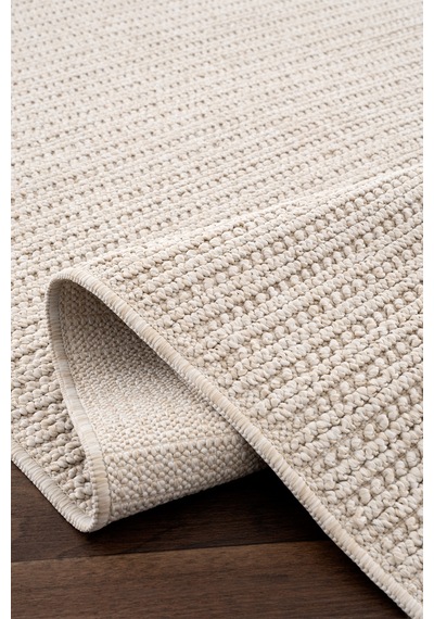 Retro Plain Krem Düz Dokuma Halı A3190a Krem