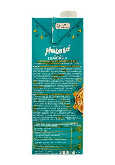 Hulala Double Bitkisel Krema Cook & Whip 1 Lt
