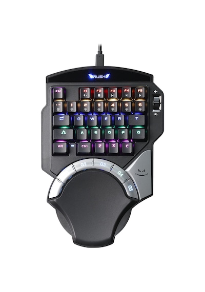 Rush RK95 Haymaker RGB Aydınlatmalı Gaming  Mekanik Klavye Keypad Siyah