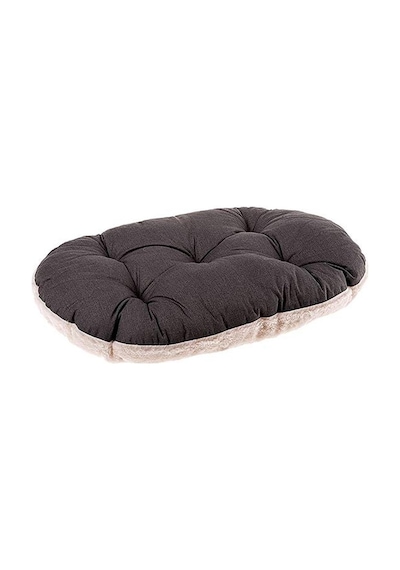 Pribor Kedi Ve Mini Irk Köpek Peluş Yatağı - Gri-beyaz 55 Cm X 36 Cm