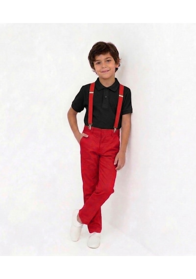 Nacar Store Erkek Çocuk Kırmızı Pantolon Ve Askı -siyah Yakalı Tişört Takım 23 Nisan-29 Ekim Ve Özel Günler Kırmızıpantolon-kırmızıaskı-siyahpoloyaka Nacar Store Erkek Çocuk Kırmızı Pantolon Ve Askı -siyah Yakalı Tişört Takım 23 Nisan-29 Ekim Ve Özel Günler Kırmızıpantolon-kırmızıaskı-siyahpoloyaka