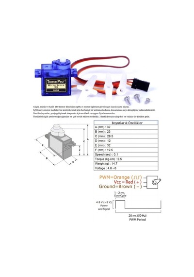 Servo Motor (Sg90) N11.3674
