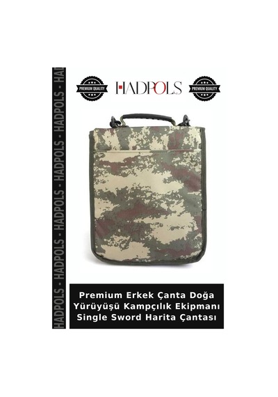 Hadpols Premium Erkek Çanta Doğa Yürüyüşü Kampçılık Ekipmanı Single Sword Harita Çantası Çok renkli