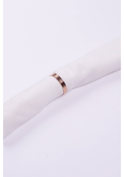 Karaca Home Strip 12'li Peçete Yüzüğü Rose Gold