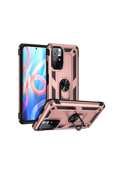 Rba Aksesuar Poco M4 Pro 5g Kılıf Rba Vega Kapak - Rose Gold Altın