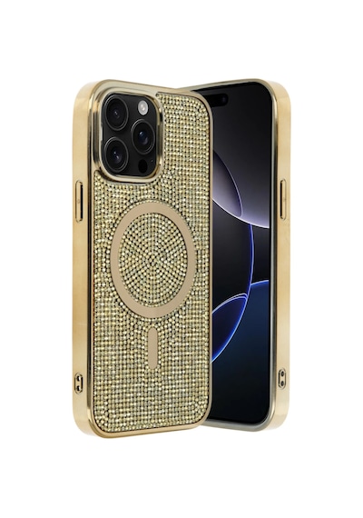 Joko Apple iPhone Uyumlu  15 Pro Max Helen Magsafe Kapak - Gold