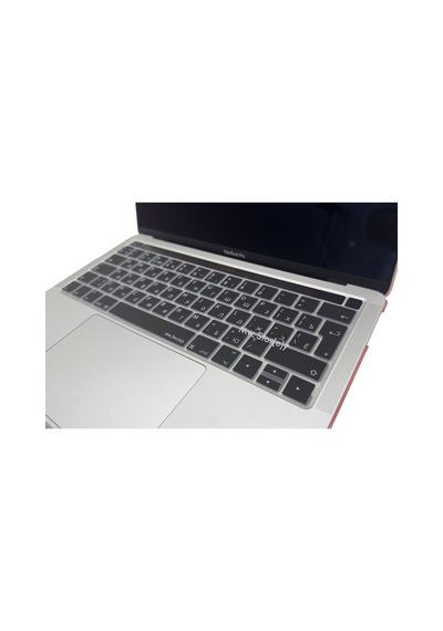 Rusça Klavye Apple Uyumlu MacBook Pro Kılıf A1706 A1989 A2159 A1707 A1990 İle Koruyucu Siyah