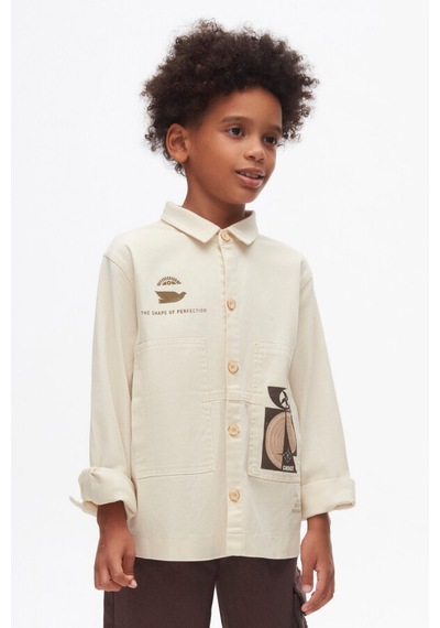 Xo Kids Erkek Çocuk Gömlek 8-14 Yaş 47319 KREM