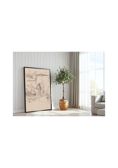 Botanik Whistler Bahçede Güven Çerçevesiz Poster 21x30 Cm A4 Botanik Doğa Tarihi Duvar Dekoru