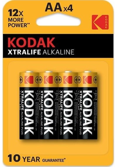 Kodak Xtralife Alkaline AA Pil 4 Adet