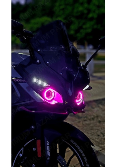 Bajaj Pulsar Rs200 2015 -2024 Model Uyumlu Angel Neon Led Halka T