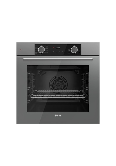 Fryart XE63CPR-BL138-D065 Gri Cam Ankastre Set