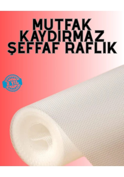 Eva Malzemeden Kaydırmaz Şeffaf Raflık Buzdolabı Kaplaması Renkli