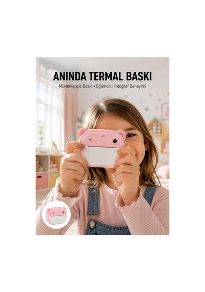 Termal Baskılı Hd Şipşak Kamera 24mp Çift Lensli 32gb Hafızalı - Hs08379526-4902 Renkli