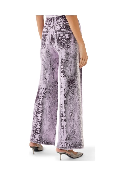 Ph5 Zahra Geniş Paça Pantolon Mor