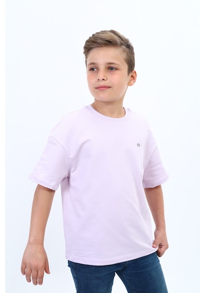 Toontoy Kids Toontoy Erkek Çocuk Pamuklu Bisiklet Yaka Kısa Kollu Düşük Omuz Baskılı Basic Tişört 22978 Açık Lila Toontoy Kids Toontoy Erkek Çocuk Pamuklu Bisiklet Yaka Kısa Kollu Düşük Omuz Baskılı Basic Tişört 22978 Açık Lila