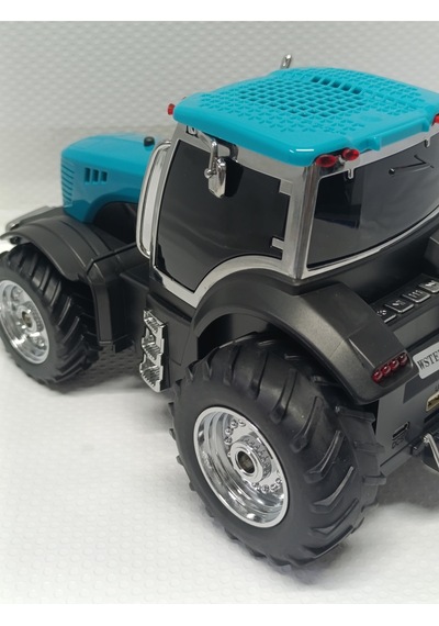 Traktör Şeklinde Bluetooth Hoparlör Şarjlı Kablosuz Speaker Fm Sd Kart Usb - Mavi- Tek Ebat