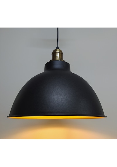 Mylights Retro Rustik Eskitme Askılı Metal Sarkıt Avize Siyah