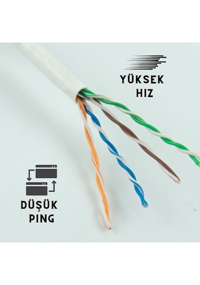 40 Metre Cat6 Internet Kablosu Ethernet Cat 6