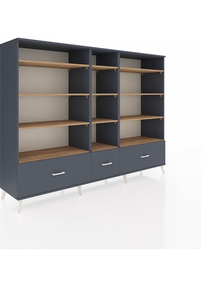 Hyperion Dolap 12 Raflı 3 Çekmeceli 220x44x163 Antrasit-çam/antr Antrasit-çam/antrasit Hyperion Dolap 12 Raflı 3 Çekmeceli 220x44x163 Antrasit-çam/antr Antrasit-çam/antrasit