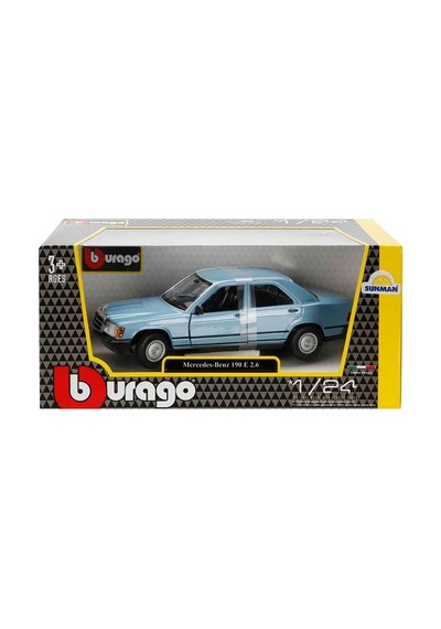 1021103 1:24 Mercedes Benz 1987 190 E Model Araba
