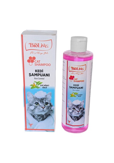 Biolive Çay Ağacı Özlü Kedi Şampuanı 200ml