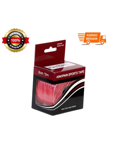 Kinopain Spor Bandı Kırmızı 5 M 1+1