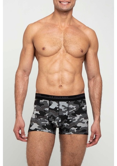 U.S. Polo Assn. Erkek Antrasit Melanj 2 Li Boxer 80346