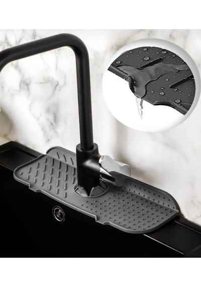 Nest Nook Musluk Ve Lavabo Matı Su Sıçramasına Son Plastik Haki Diğer