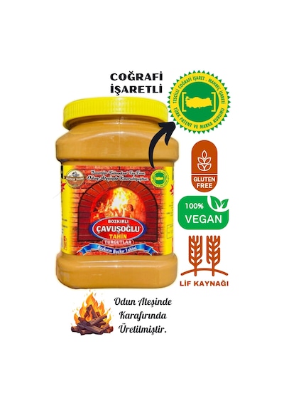 Odun Ateşinde Bozkır Tahini Kepeksiz 930 Gr X 12'li Paket