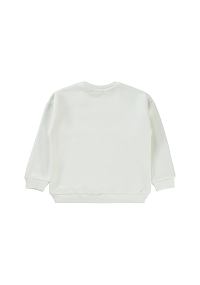 Civil Girls Kız Çocuk Sweatshirt 6-9 Yaş Ekru 19k34356224w1 Ekru