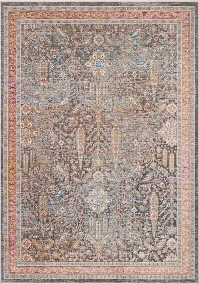 Eko Halı Sofia Sof 01 Multy Uşak Motifli Renkli Makine Halısı Renkli