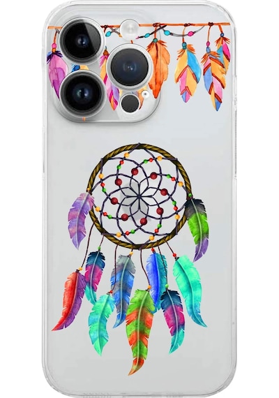 Printify Apple Uyumlu iPhone 14 Pro Max İle Devil Eye 6 Baskılı Kamera Korumalı Şeffaf Silikon Kılıf 0166f