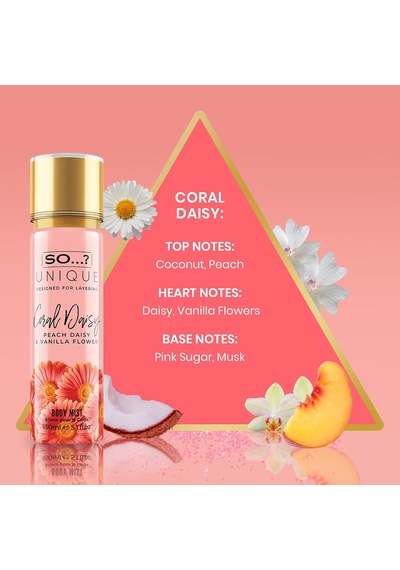 So Unique Coral Daisy Vücut Spreyi 150ml