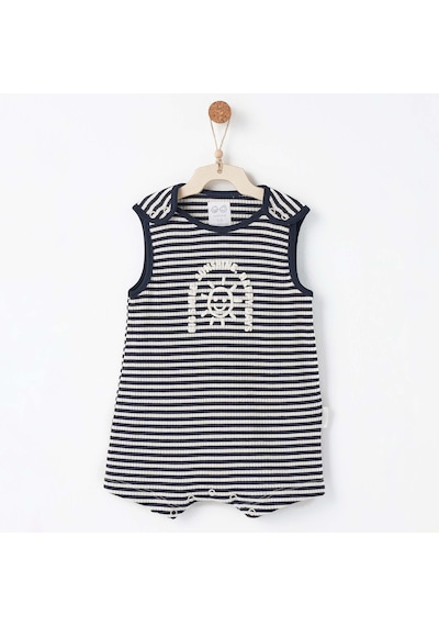 Andywawa Bebek Tulum Romper Bamboo Strıped Anw-ac26670 Lacivert