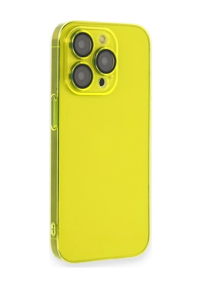 Newface - 2 - iPhone Uyumlu 14 Pro Kılıf Armada Lensli Kapak - Csmo-tex - - Sarı