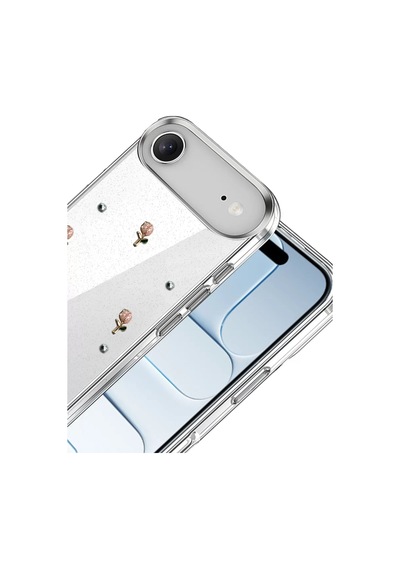 Newface Apple İphone 17 Air Fiyonk Desenli Kapak - Desen 6 Şeffaf