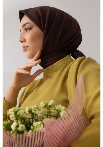 Silk Home Twill Eşarp 11343-50 Acı Kahve