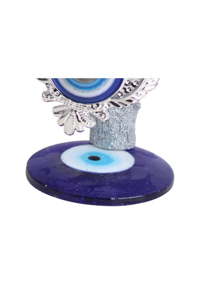 Feng Shui Nazar Boncuğu Çiçeği Hayat Ağacı Biblo Servet Çakra Şans Ağacı Mavi Göz Baykuş 15 Cm. 96728053