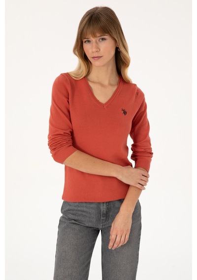 U.S. Polo Assn. U.s. Polo Assn. Kadın Gül Kurusu Kazak /triko 50313590-vr026 Gul Kurusu