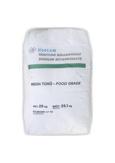 Saf Karbonat Sodyum Bi Karbonat Besin Sodası 25 Kg