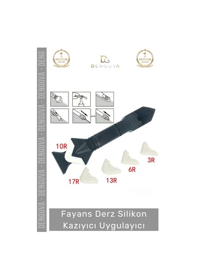 Ürün Fayans Banyo Mutfak Silikon Derz Kazıyıcı Sıyırıcı Uygulayıcı 3 İn 1 Aparat