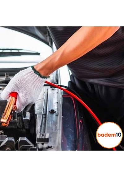Badem10 Araç Araba Otomobil Oto Akü Akümülatör Sarj Şarj Takviye Maşası Pensesi 1 Çift 100 Amper